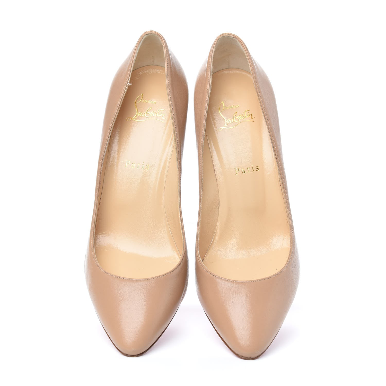 Christian Louboutin Nappa Eloise 85 Pumps 39.5 Nude 5 of 10