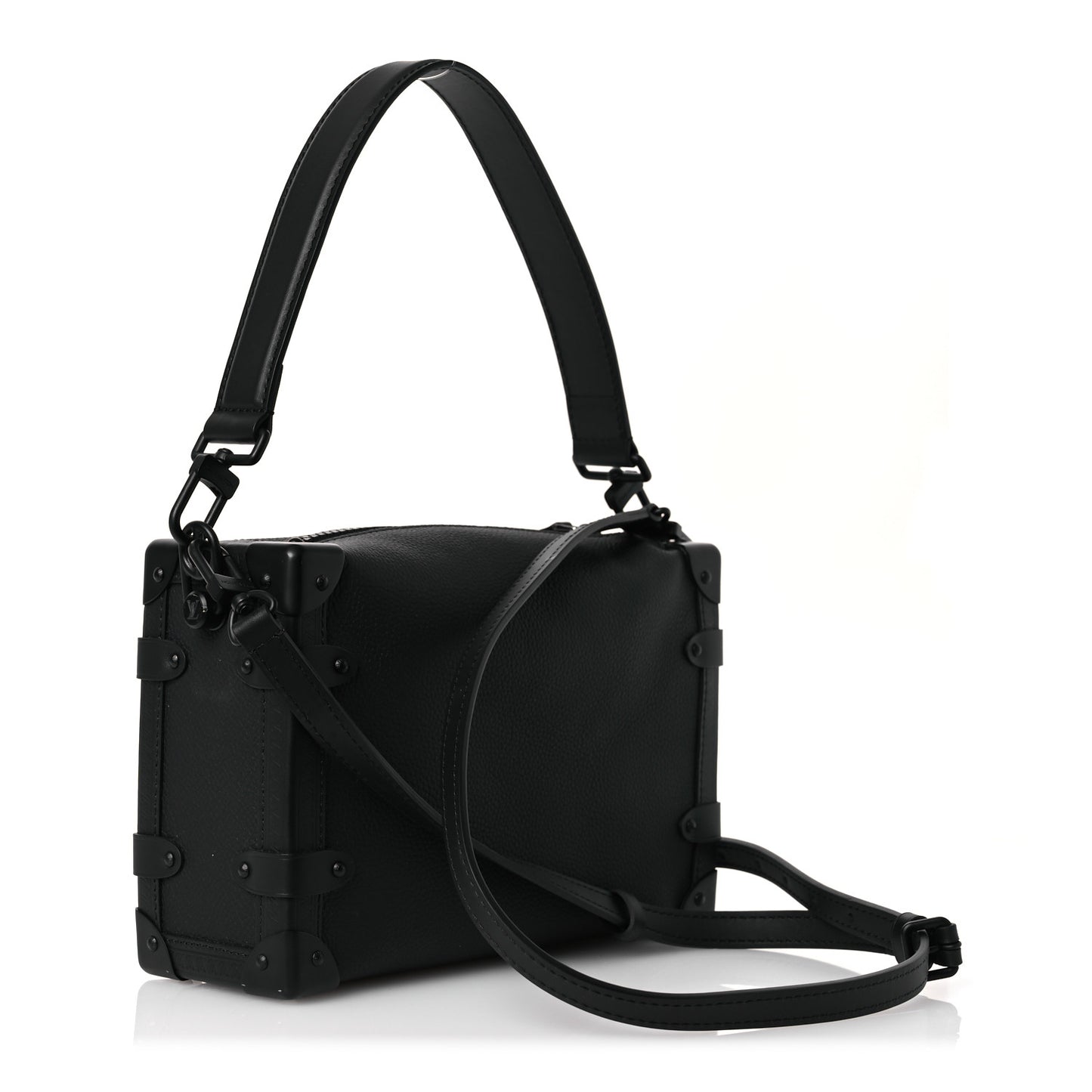 Calfskin Side Trunk MM Black