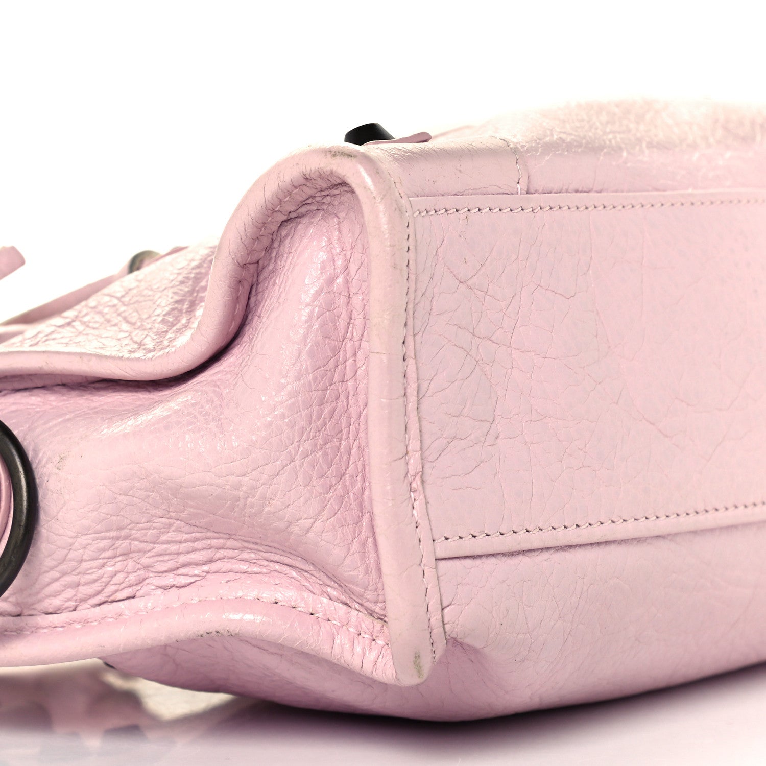 Balenciaga Agneau Classic Hardware Mini City Rose Poudre Rose Petunia 8 of 10