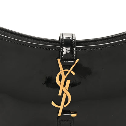 Saint Laurent Patent Calfskin Le 5 A 7 Mini Hobo Black 8 of 10