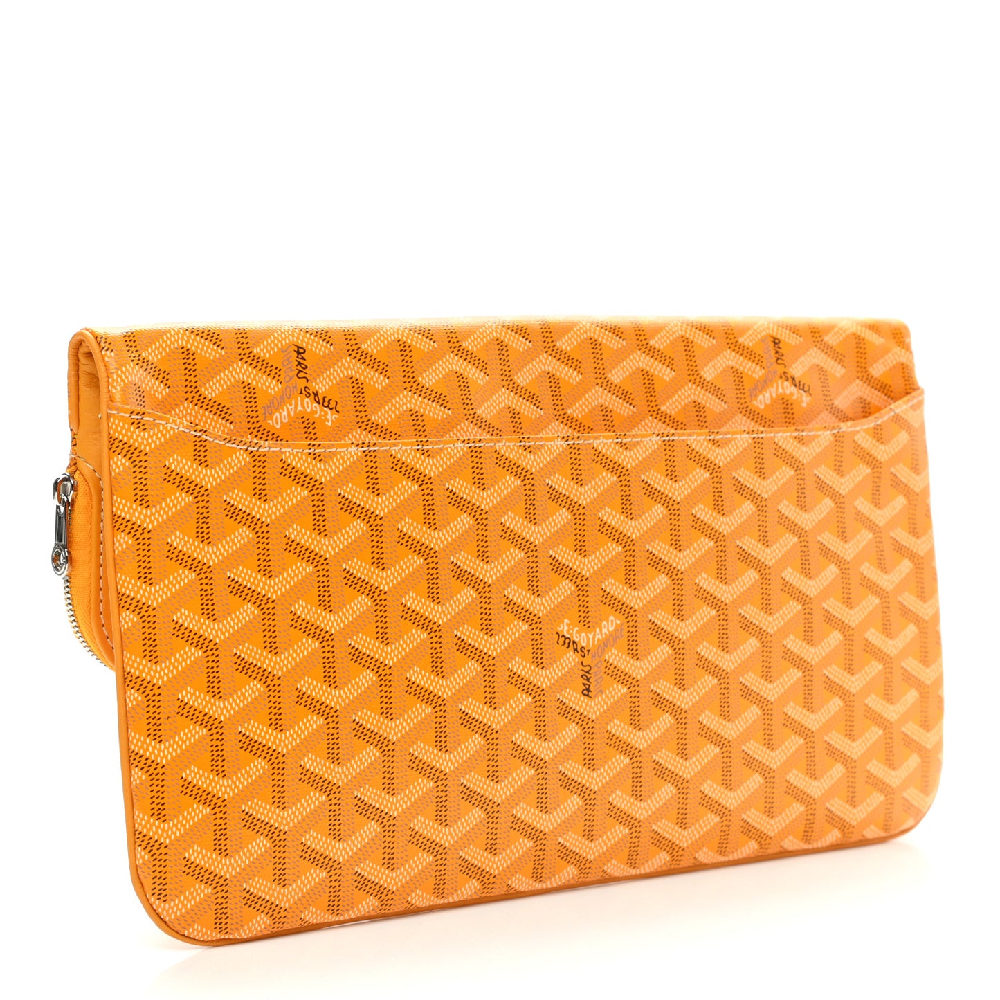 Goyardine Sainte Marie Soft Clutch Yellow