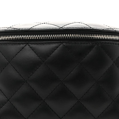 Chanel Calfskin Quilted Waist Belt Bag Black 9 of 12
