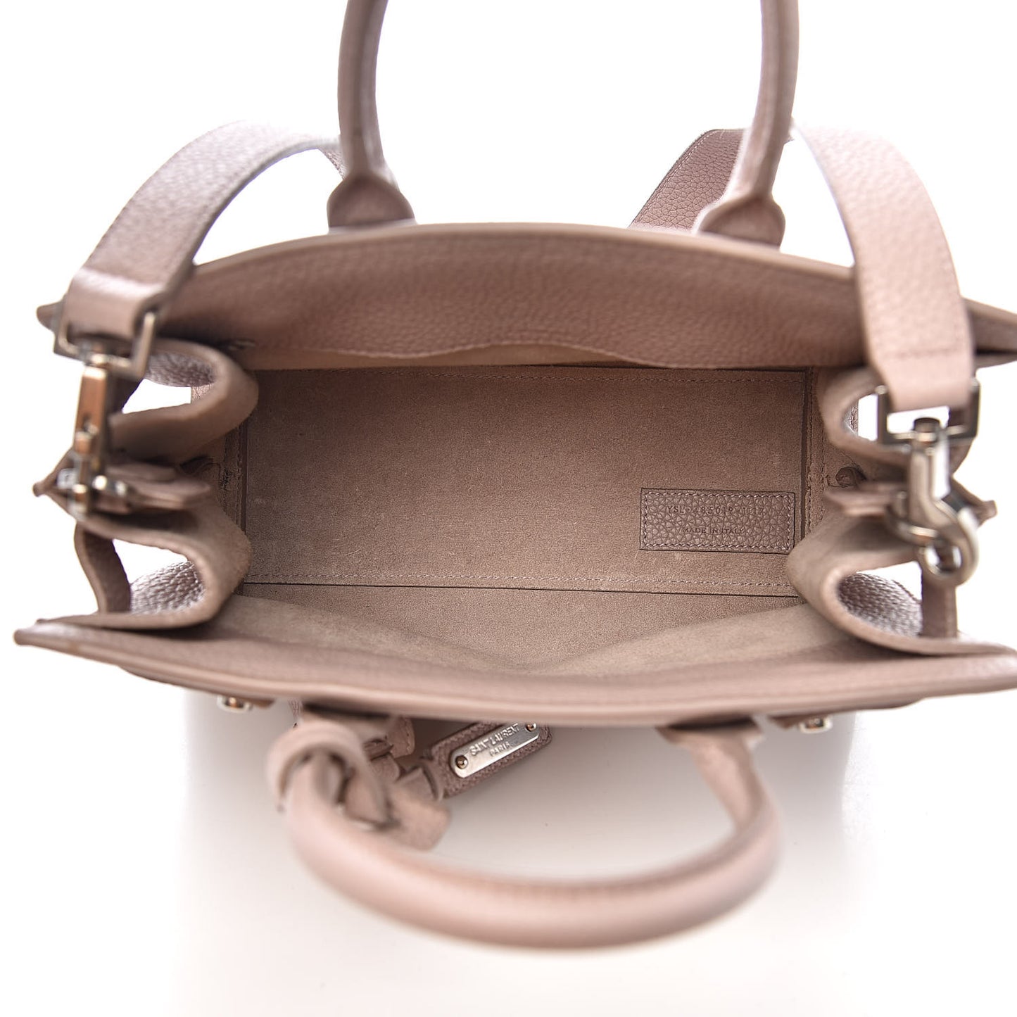 Grained Calfskin Nano Sac De Jour Souple Nude