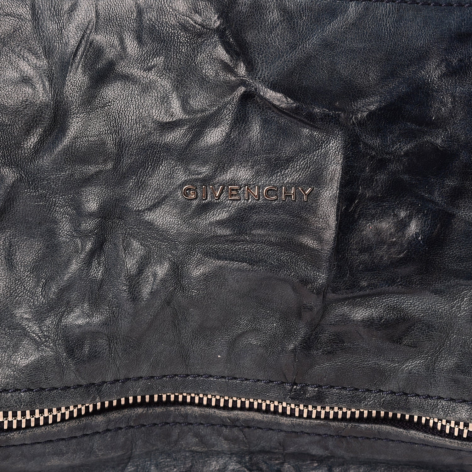 Givenchy Tumbled Sheepskin Small Pandora Navy 8 of 12