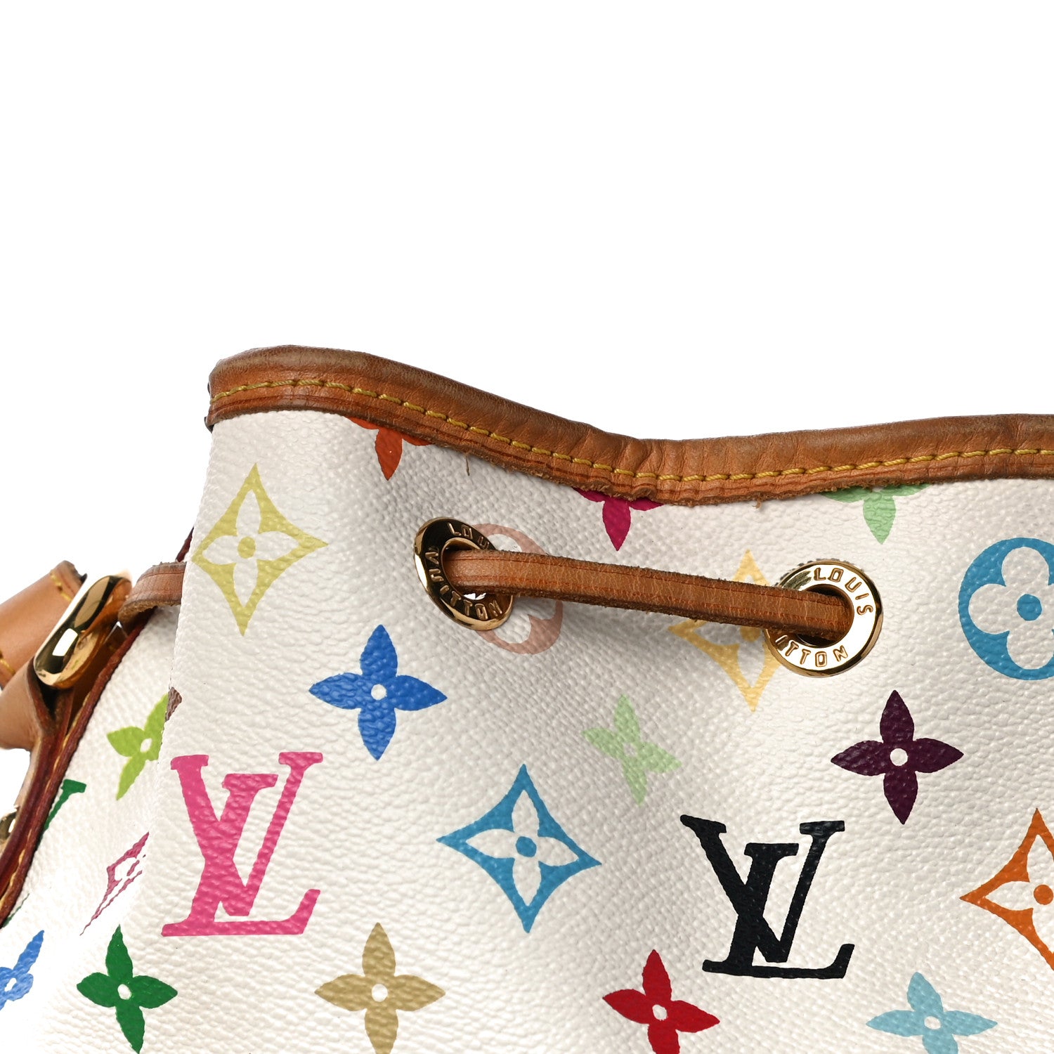Louis Vuitton Monogram Multicolor Petit Noe White 13 of 16