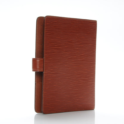 Louis Vuitton Epi Medium Ring Agenda Kenyan Fawn 3 of 6
