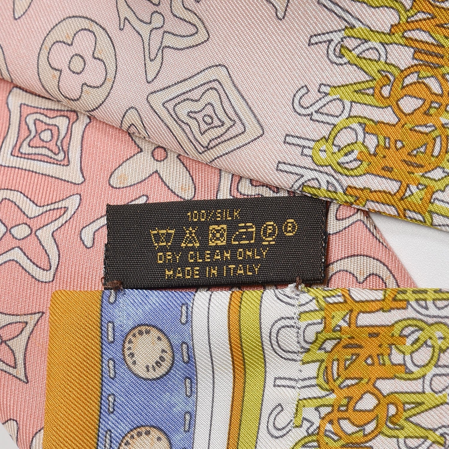 Louis Vuitton Silk Monogram Map Bandeau 8 of 9