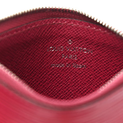 Louis Vuitton Epi Trio Card Case Wallet Rose Ballerine Rouge Fuchsia 8 of 9