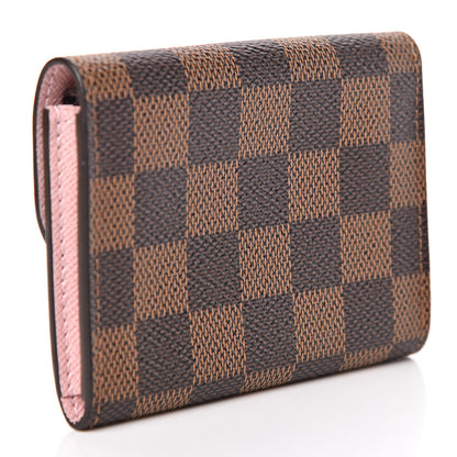 Louis Vuitton Damier Ebene Rosalie Coin Purse Rose Ballerine 3 of 7