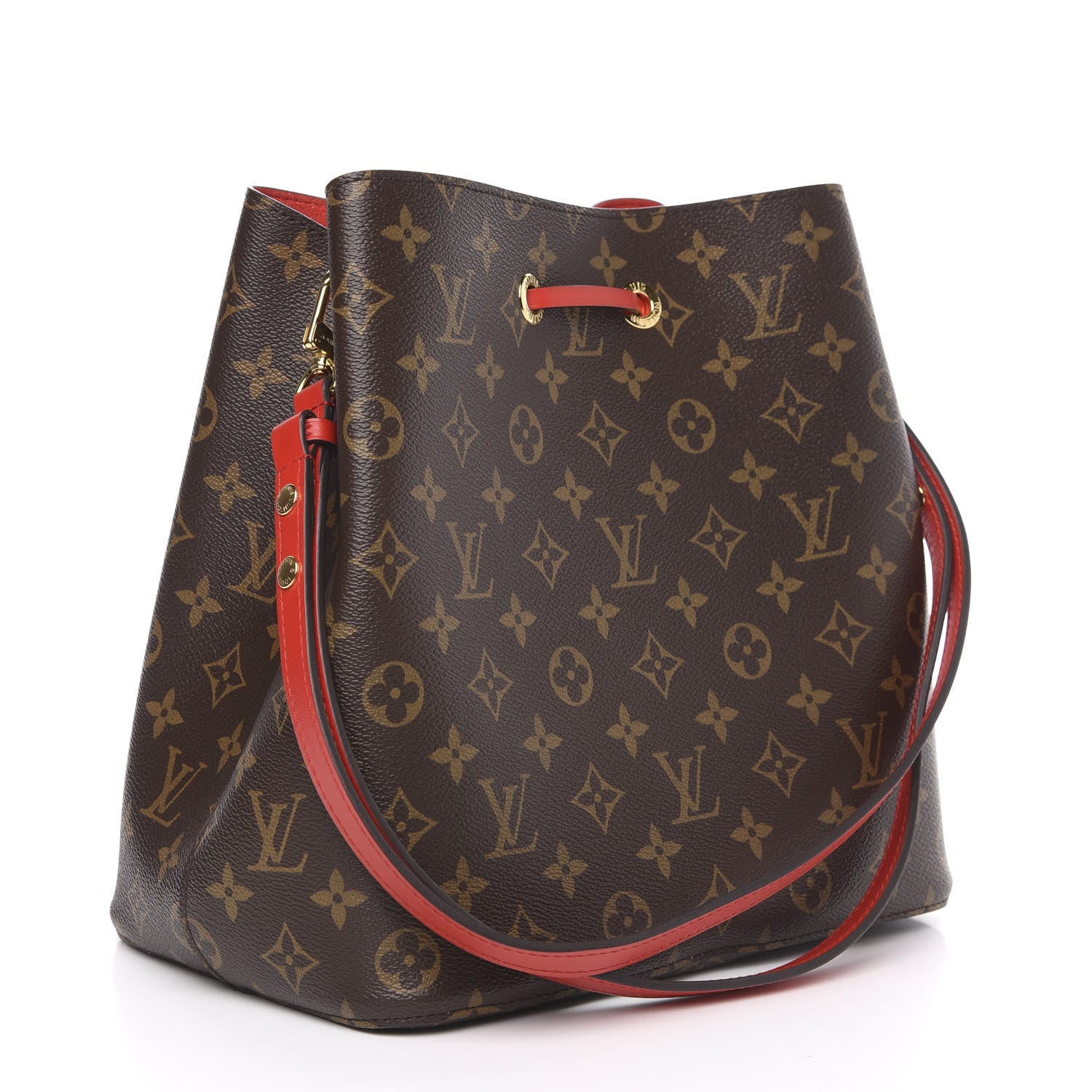 Louis Vuitton Monogram Neonoe MM Coquelicot 4 of 10
