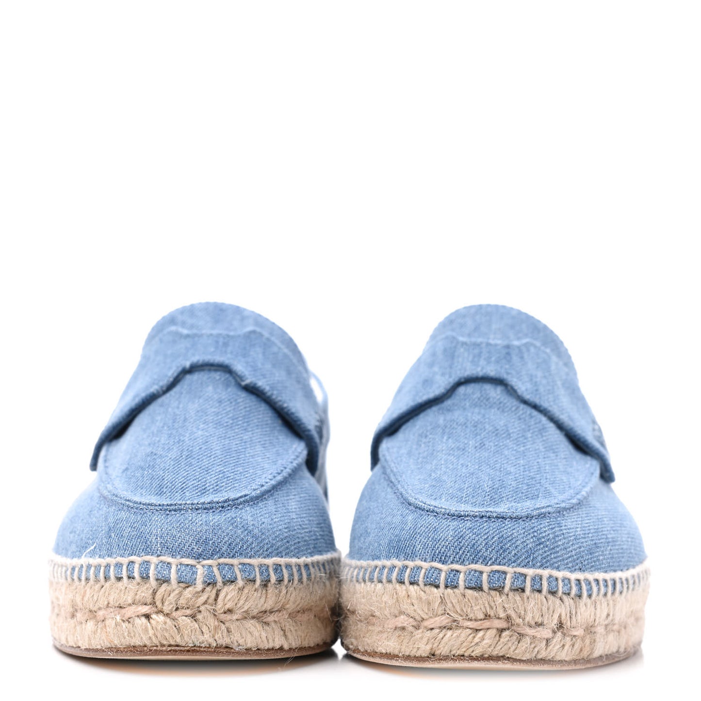 Denim Canvas Womens Trip Espadrilles 39 Bleu Clair