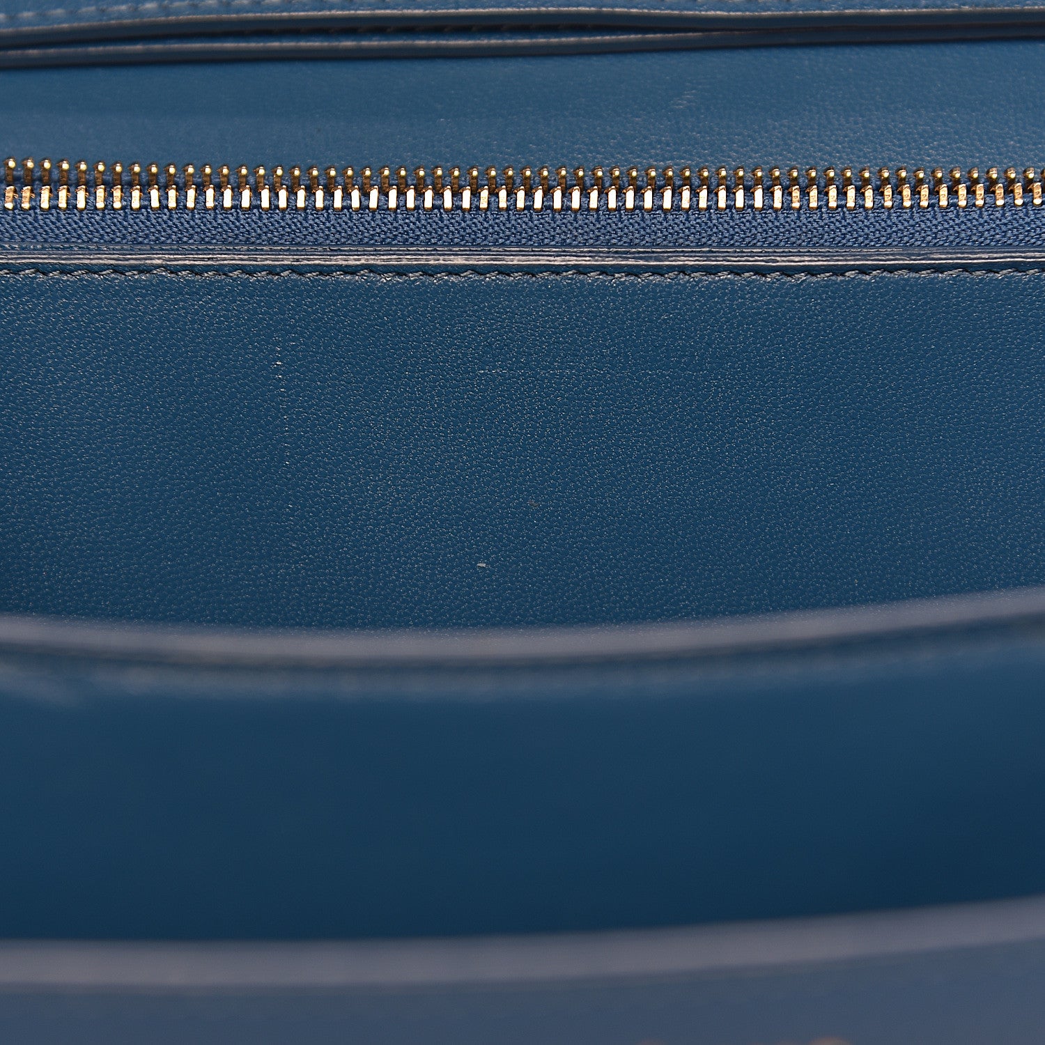 Celine Goatskin Medium Classic Box Flap Bag Deepsea 6 of 11