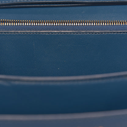 Celine Goatskin Medium Classic Box Flap Bag Deepsea 6 of 11