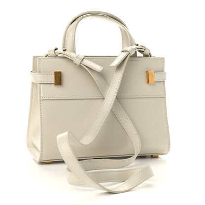 Saint Laurent Smooth Calfskin Nano Manhattan Shopper Tote Crema Soft 3 of 8