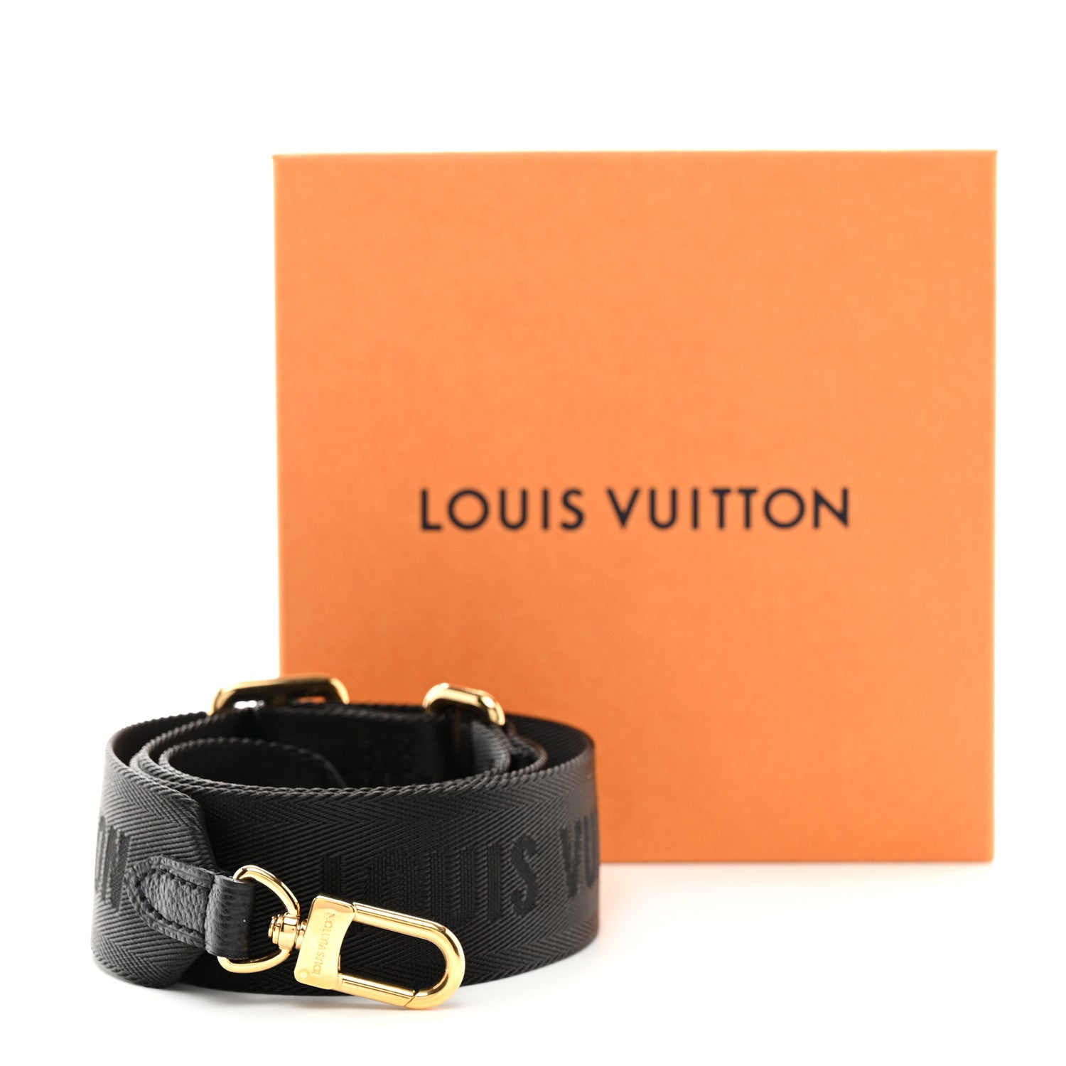 Louis Vuitton Jacquard Bandouliere Shoulder Strap Black 5 of 5
