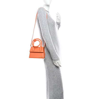Jacquemus Smooth Calfskin Le Chiquito Noeud Orange 2 of 9