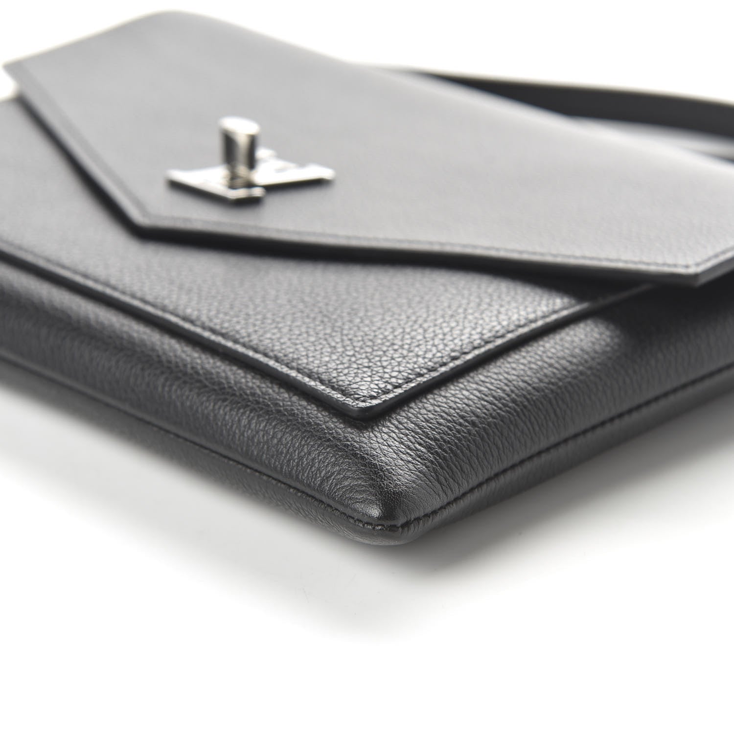 Louis Vuitton Soft Calfskin My Lockme Pochette Black 7 of 9