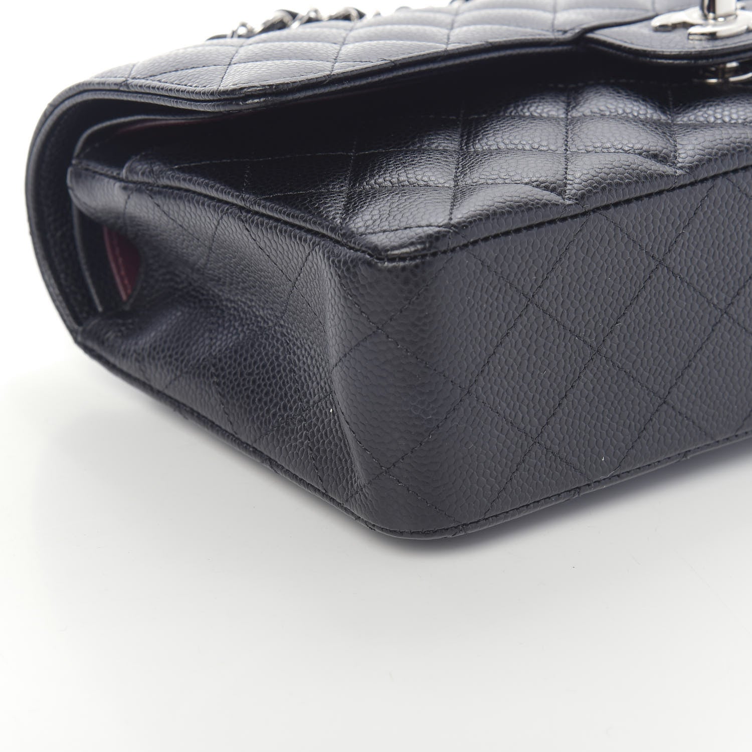 Chanel Caviar Quilted Medium Double Flap Black 6 of 12