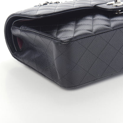 Chanel Caviar Quilted Medium Double Flap Black 6 of 12