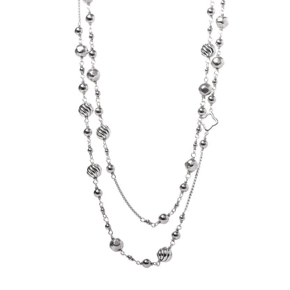 David Yurman Sterling Silver DY Elements Chain Necklace 1 of 6