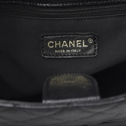 Chanel Caviar Quilted Petit Shopping Tote PST Black 6 of 14