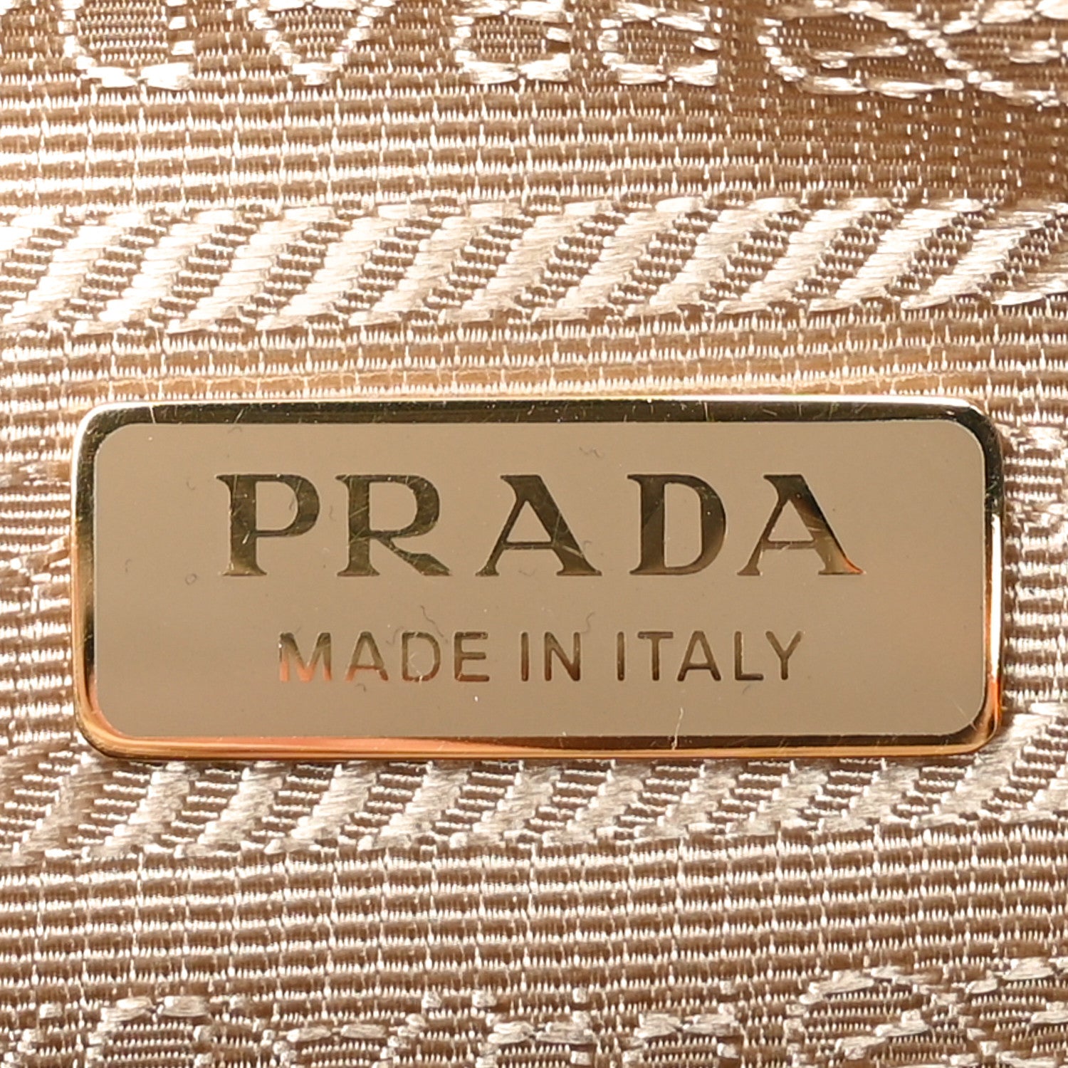 Prada Satin Crystal Metal Triangle Logo Mini Re-Edition 1978 Bucket Bag Platino 6 of 9