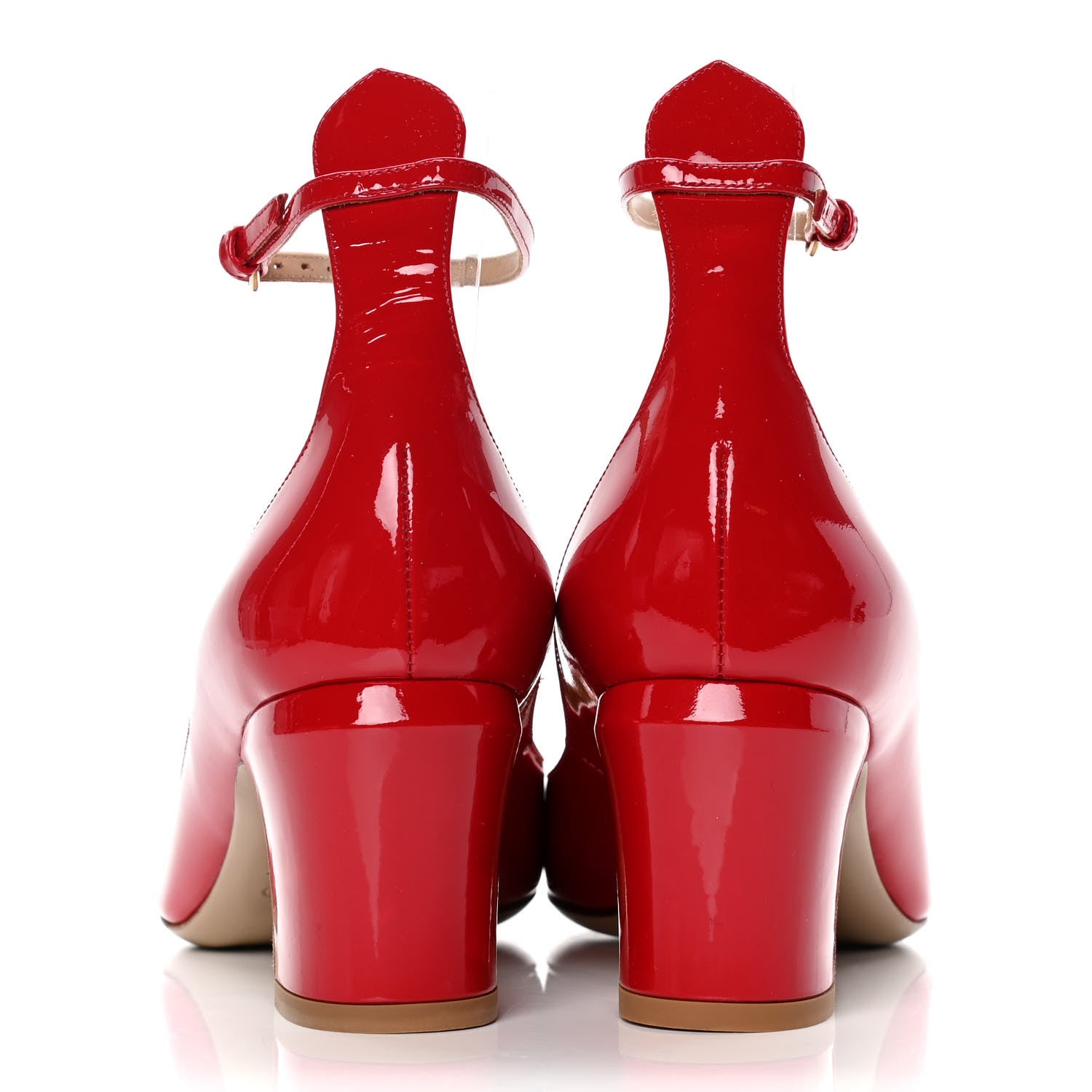 Valentino Garavani Patent Tan-Go Mary Jane 60mm Pumps 39 Rosso Valentino 6 of 10