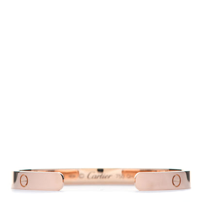Cartier 18K Pink Gold LOVE Cuff Bracelet 18 3 of 5