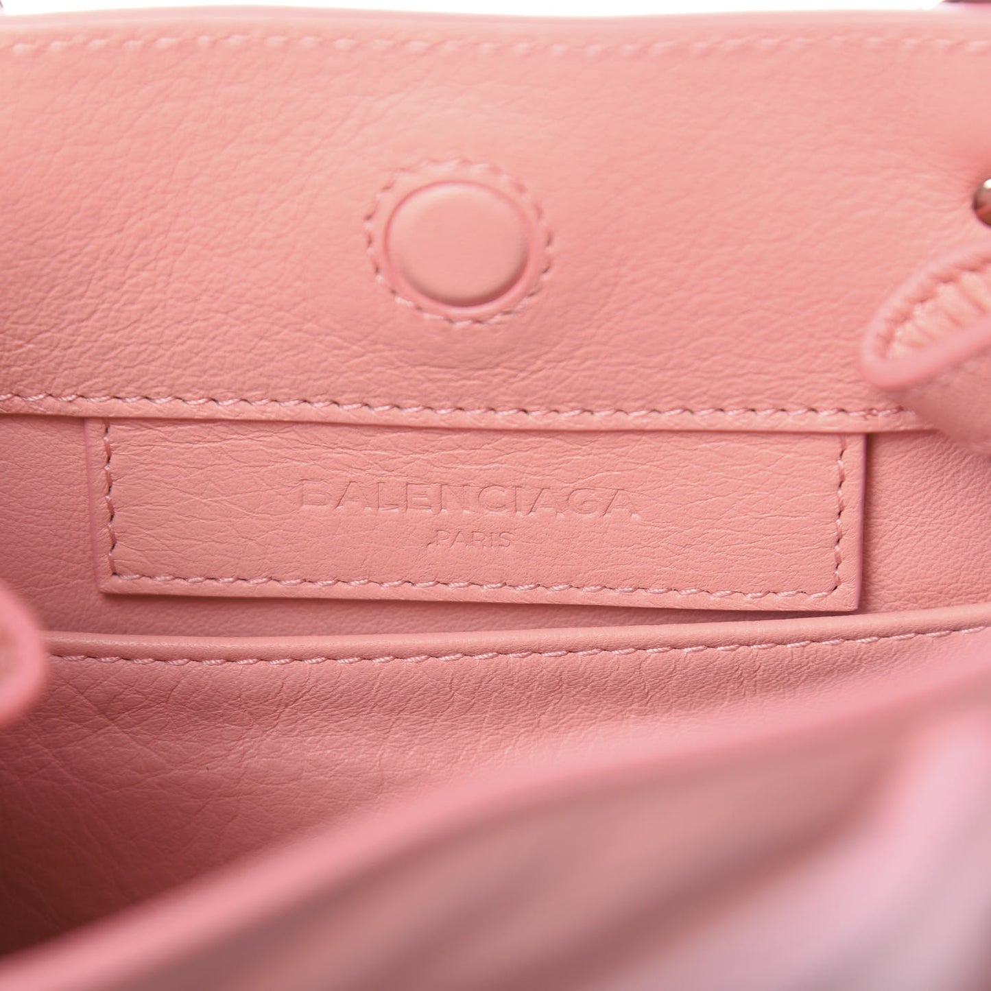Veau Papier A4 Zip Around Tote Rose Vieux Rose