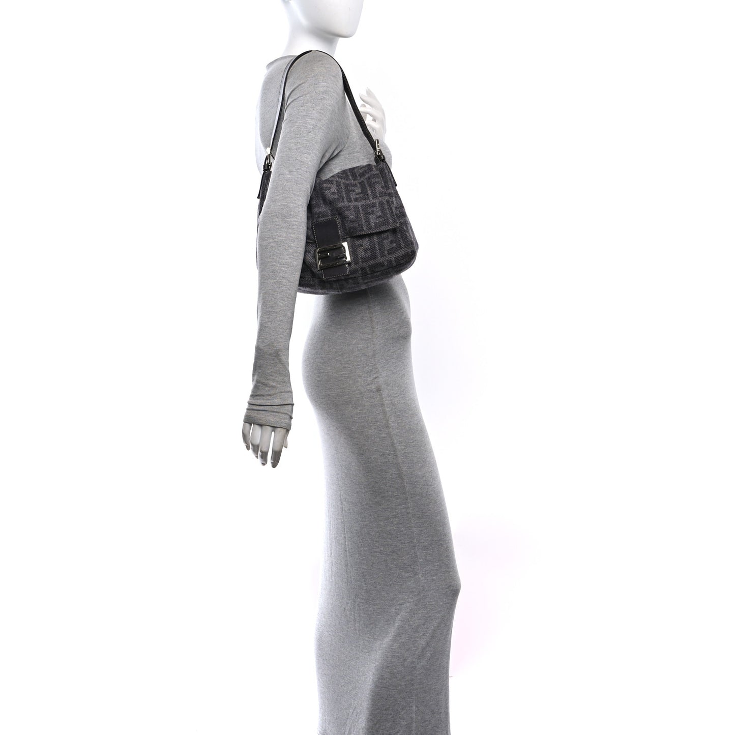Wool Zucca Mama Baguette Grey