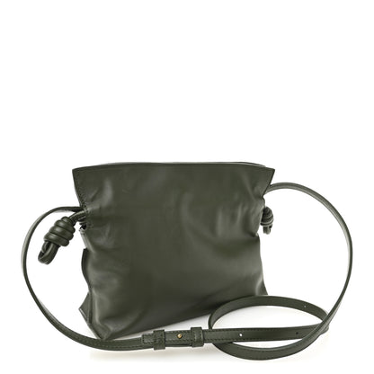 Loewe X SUNA FUJITA Nappa Panda Mini Flamenco Knot Clutch Bottle Green 3 of 12