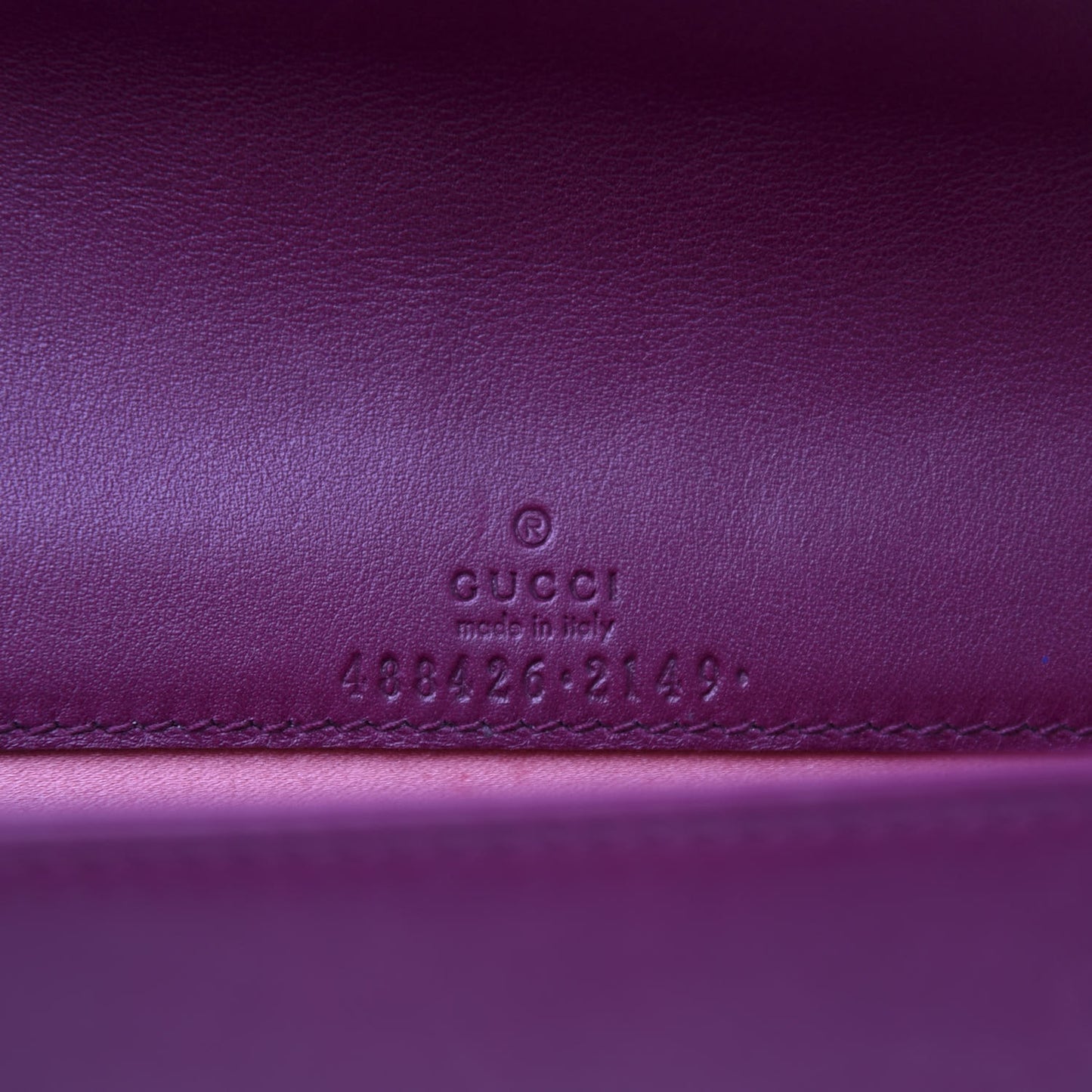 Velvet Matelasse GG Marmont Mini Bag Fuchsia Violet Cyclamen