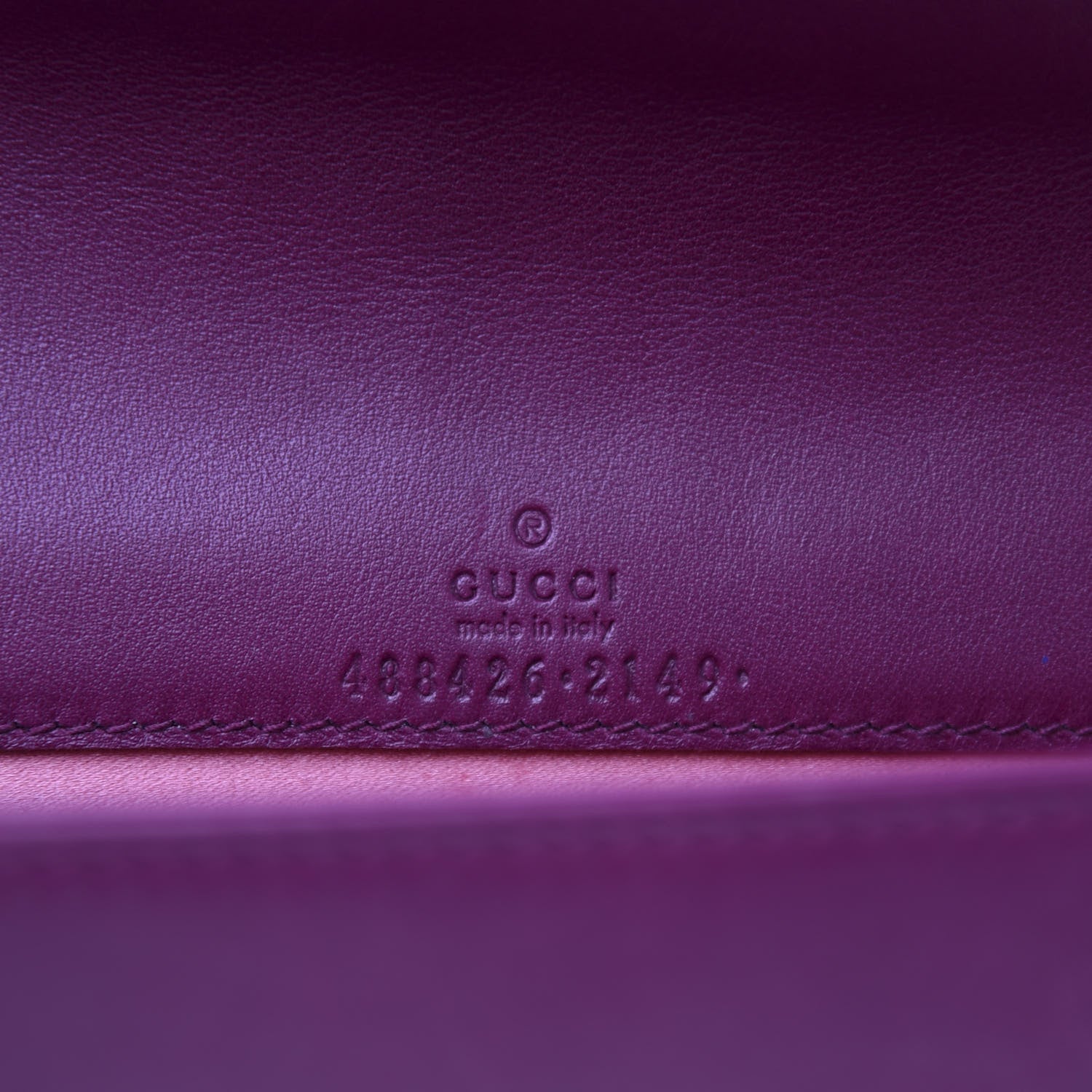 Gucci Velvet Matelasse GG Marmont Mini Bag Fuchsia Violet Cyclamen 5 of 10