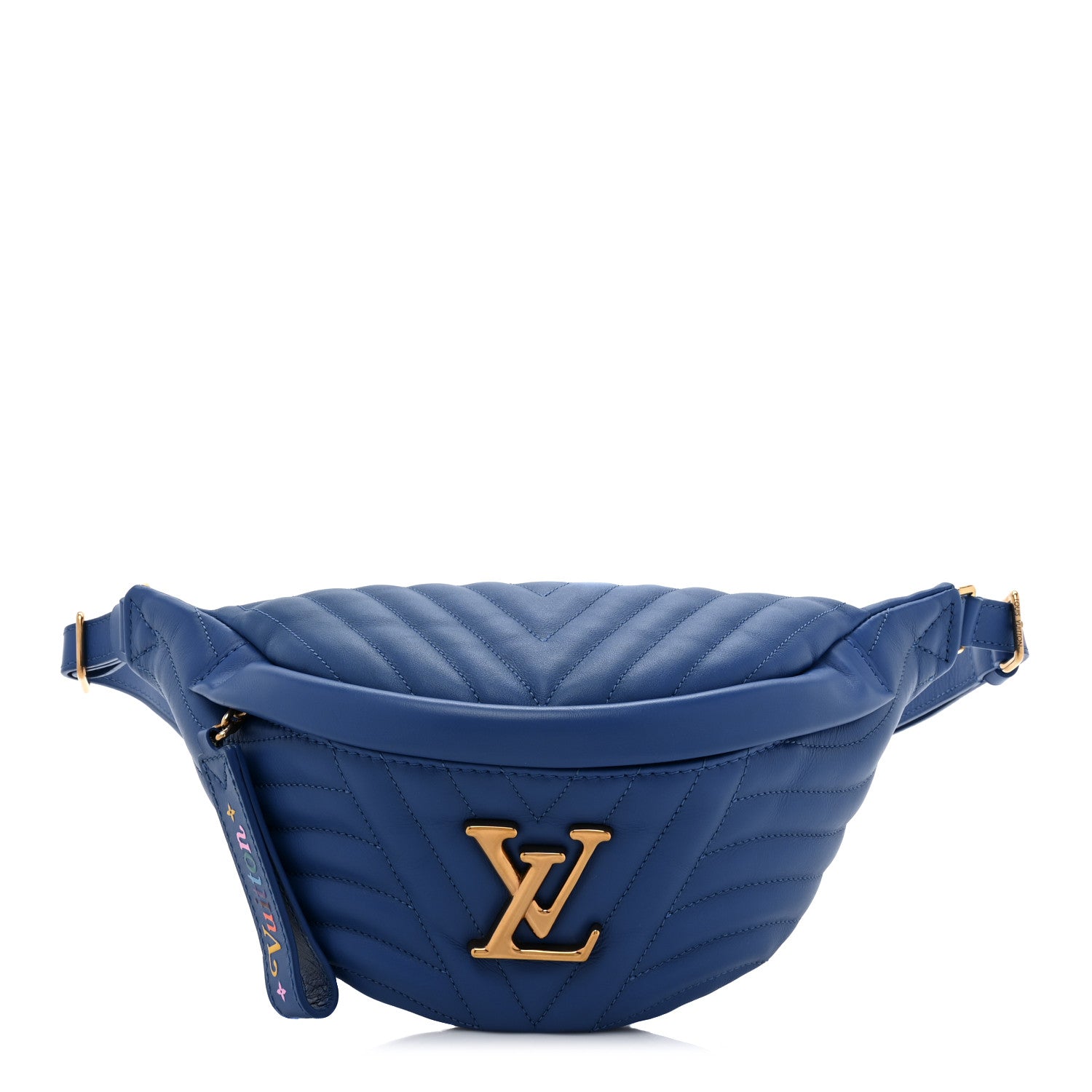 Louis Vuitton Calfskin New Wave Bumbag Blue Neon 1 of 10