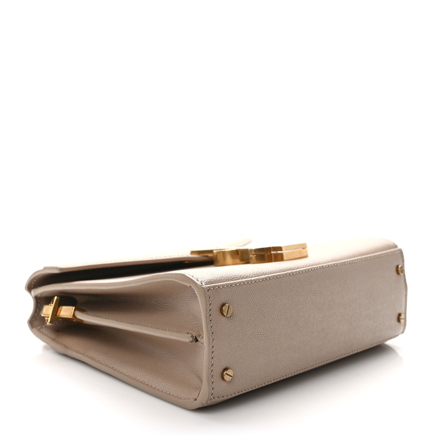 Grain de Poudre Mini Classic Monogram Cassandra Top Handle Beige