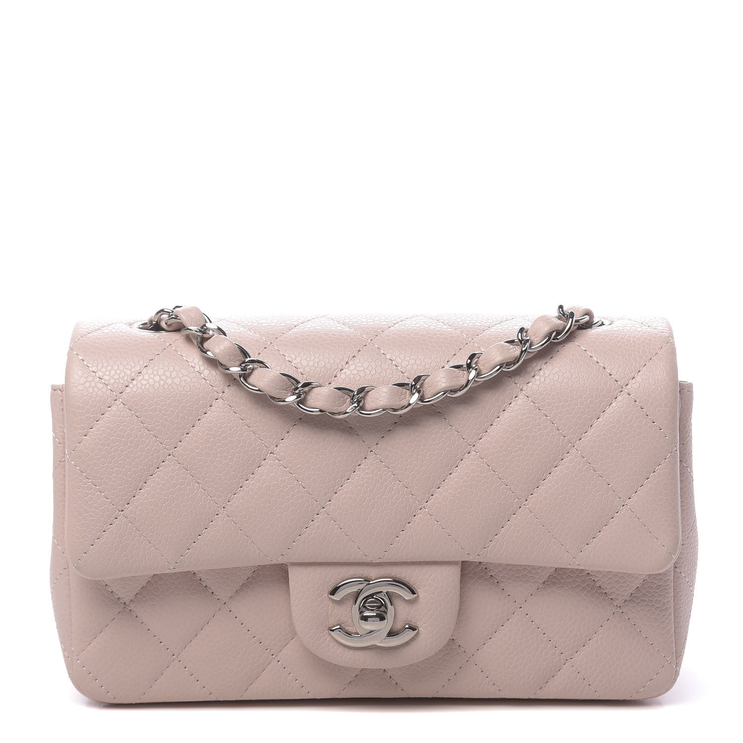 Chanel Caviar Quilted Mini Rectangular Flap Light Pink 1 of 11