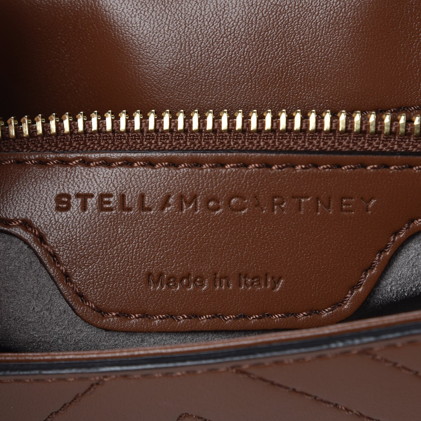 Alter Nappa Star Medium Flap Shoulder Bag Brown