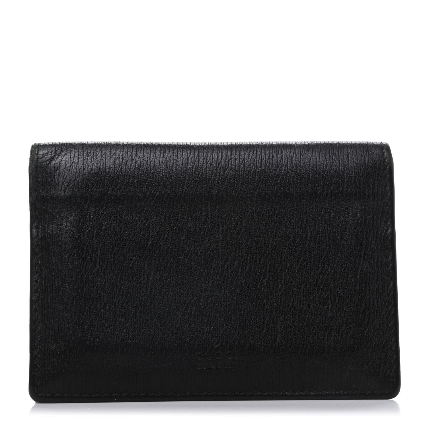 Gucci Calfskin Train Pass Case Black 1 of 7
