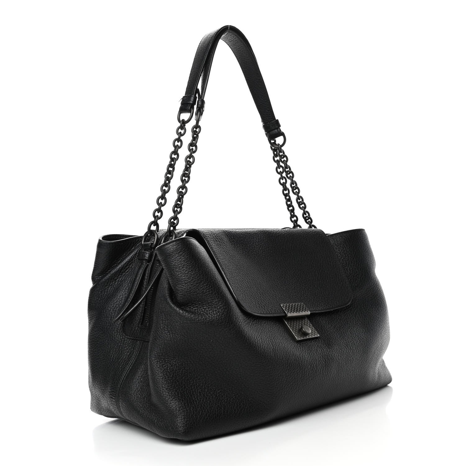 Bottega Veneta Cervo Piazza Tote Black 2 of 9