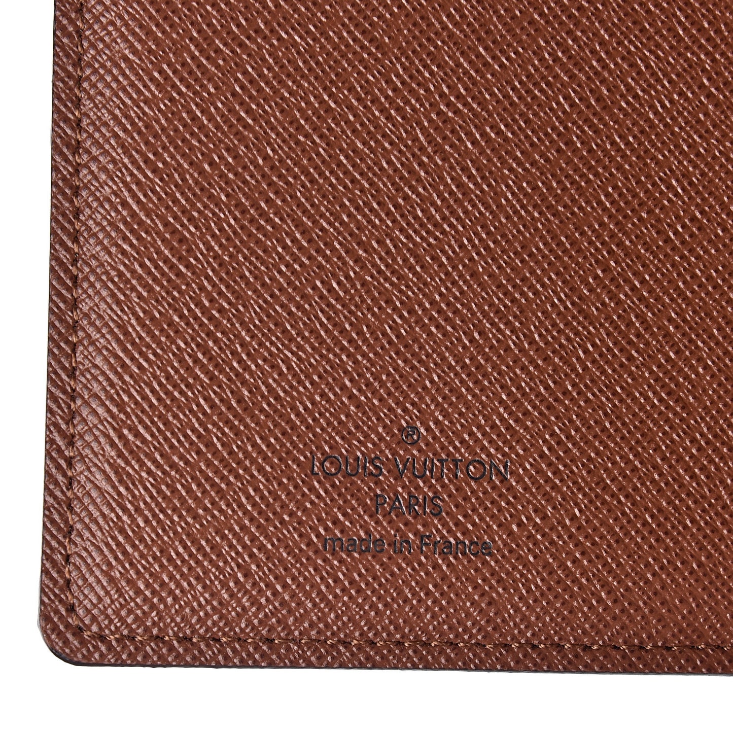 Monogram Pocket Agenda Cover