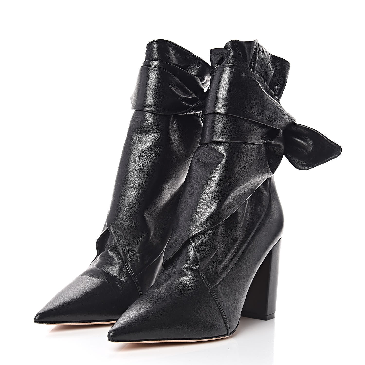 Christian Dior Lambskin Dior Huggy 90mm Ankle Boots 38.5 Black 3 of 11