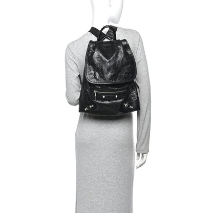 Balenciaga Agneau Giant 12 Silver Hardware S Traveler Backpack Black 2 of 11