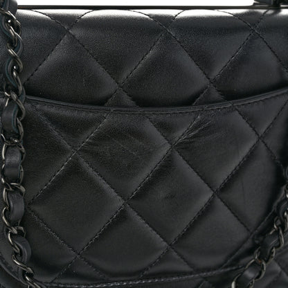 Chanel Lambskin Quilted Small Trendy CC Dual Handle Flap Bag So Black 11 of 13
