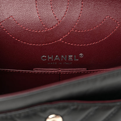 Chanel Aged Calfskin Chevron Quilted 2.55 Reissue 225 Flap So Black 6 of 10