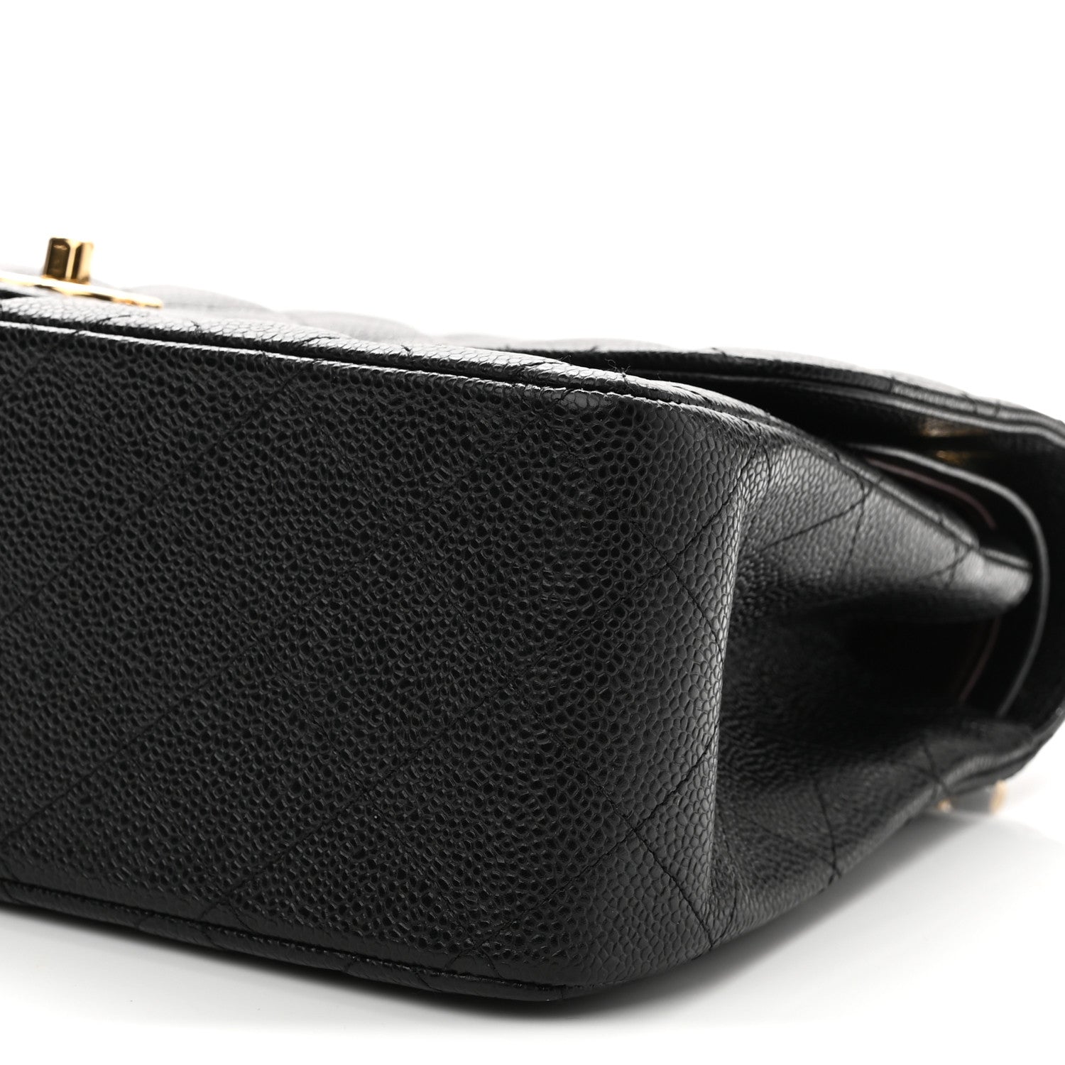 Chanel Caviar Quilted Jumbo Double Flap Black 10 of 11