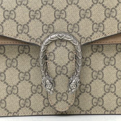 Gucci GG Supreme Monogram Mini Dionysus Shoulder Bag Taupe 9 of 10