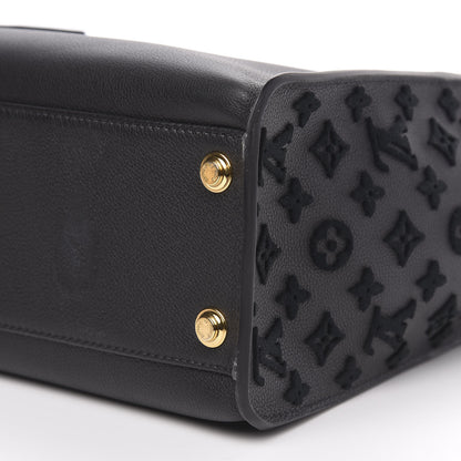 Louis Vuitton Calfskin Monogram Tufting On My Side Black 10 of 10