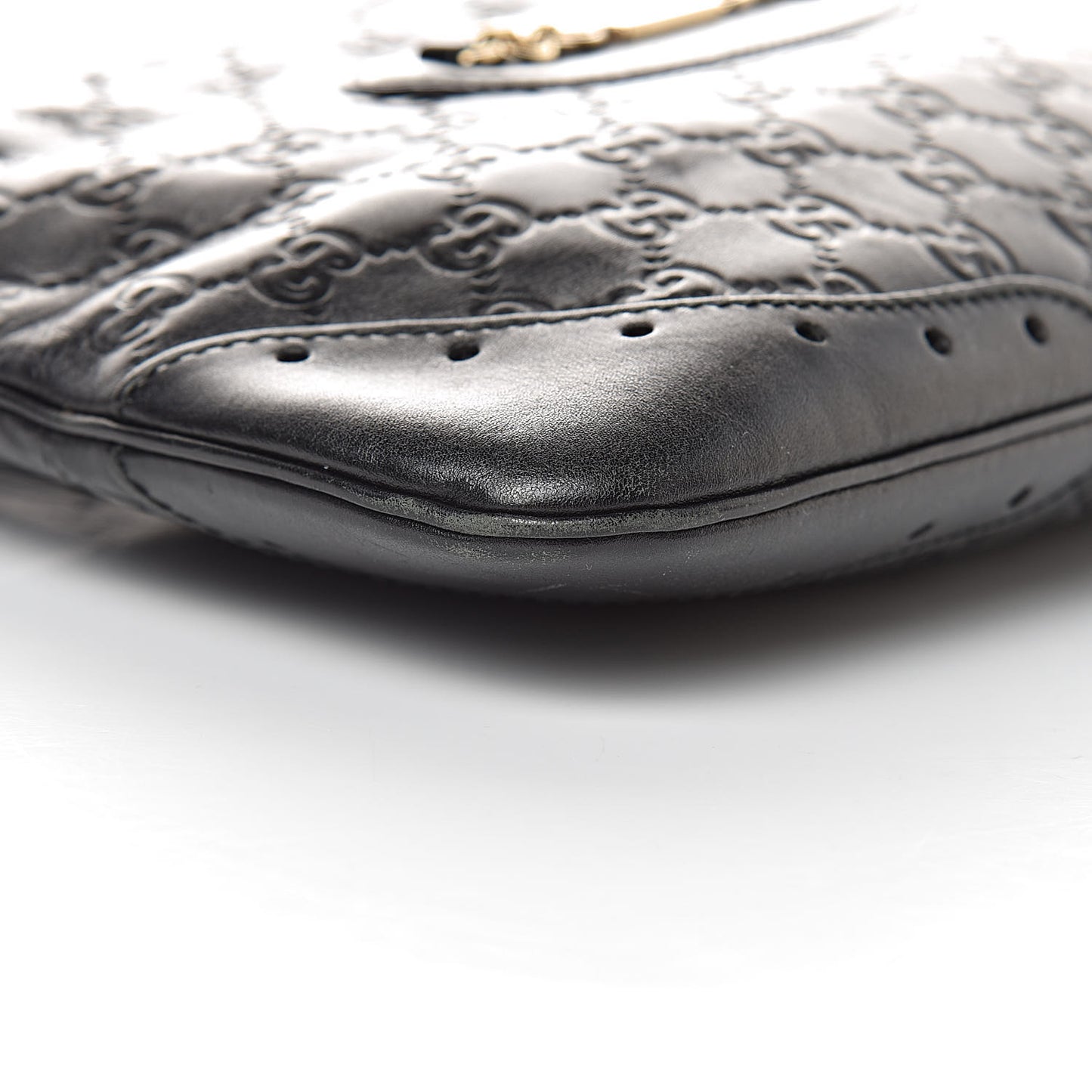 Guccissima Punch Hobo Black