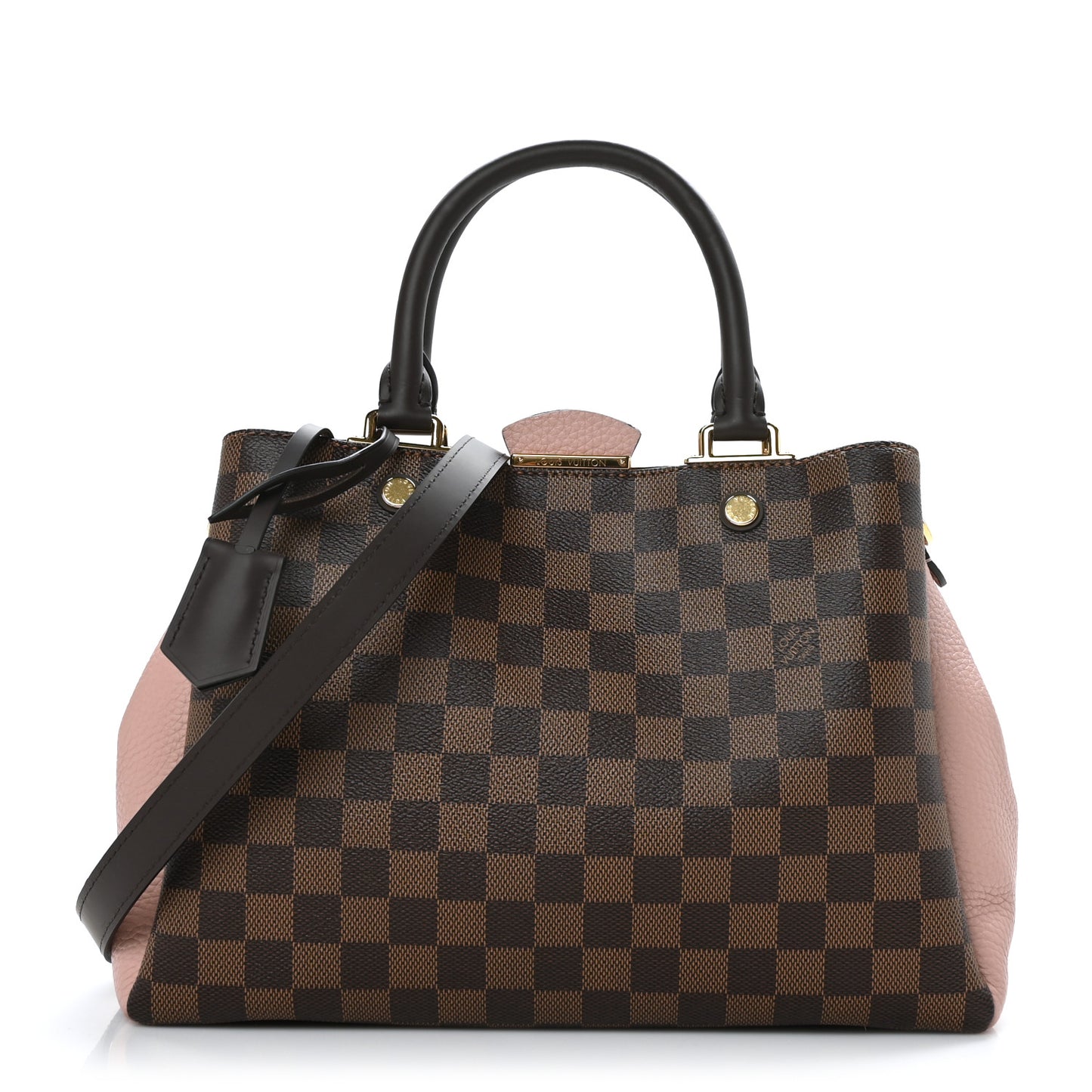 Damier Ebene Cuir Taurillon Brittany Magnolia