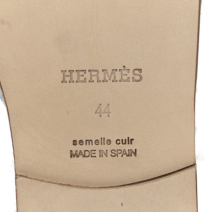 Hermes Denim Canvas Mens Antigua Espadrille Sandals 44 Bleu Clair 6 of 9